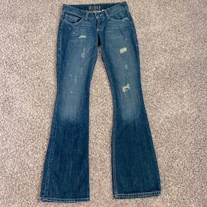 Cruel girl bell bottom denim jeans